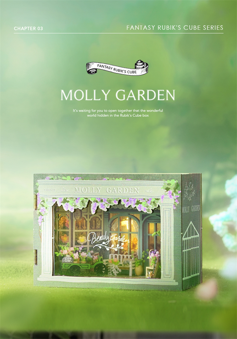 Molly Garden DIY Dollhouse Kit