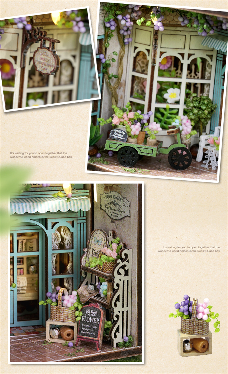 Molly Garden DIY Dollhouse Kit