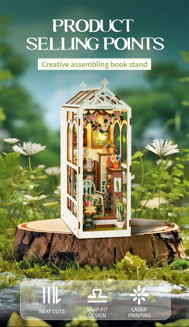 Romantic Garden DIY Book Nook Kit