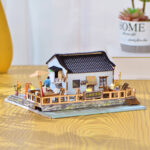 Jiangnan Town Tea DIY Dollhouse Kit